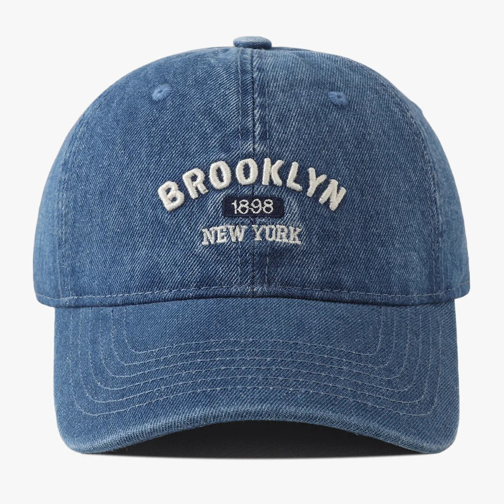 2025 New Vintage Denim Visors Hat Fashion Jeans Baseball Cap Unisex Letter Embroidery Hip Hop Snapback Caps Cool Casquette