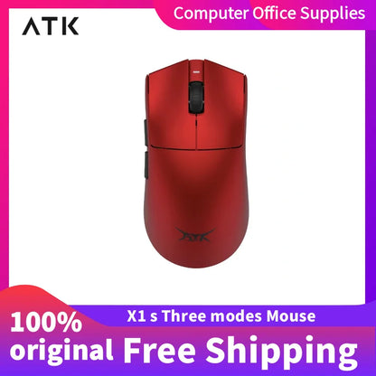 Neue ATK X1 SE Starlight kabellose leichte Gaming-Maus PAW3395 26K DPI Hub Page Driver 1000Hz – Gaming-Maus und PC-Spieler-Zubehör