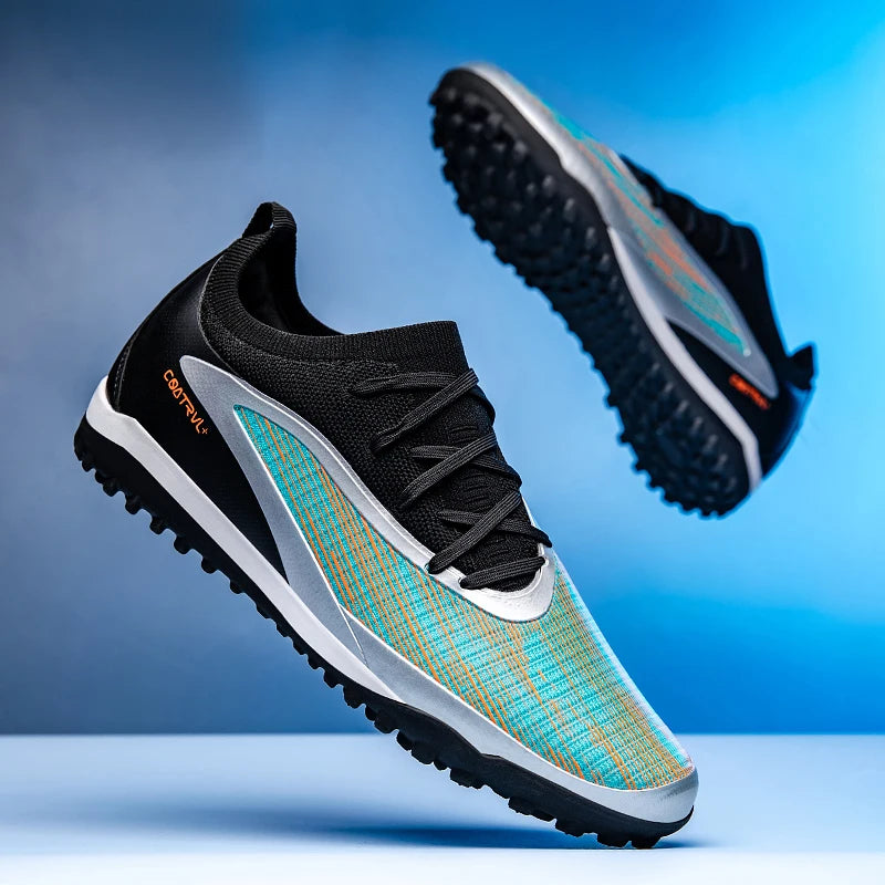 New Men's Football Boots Outdoor Cleats Breathable Adult Non-Slip Soccer Shoes Sport Long Spikes Training Boys Match Comfortable