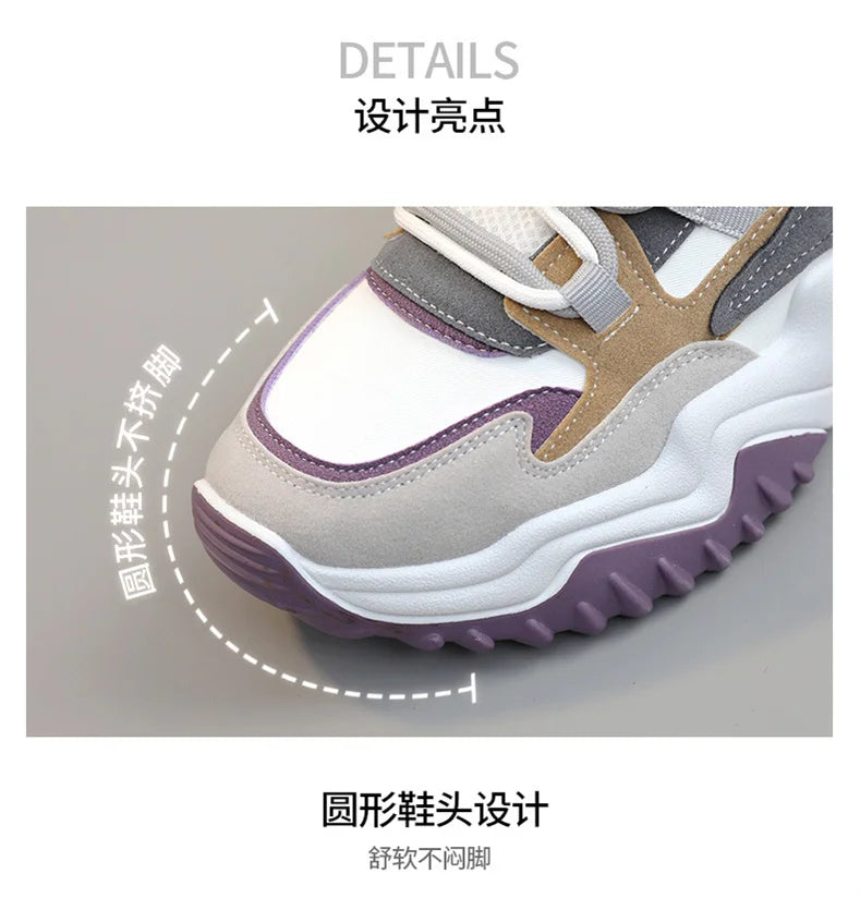 Sneakers for Women 2023 Autumn Slip-On Breathable Mesh Casual Shoes Women Heels Loafers