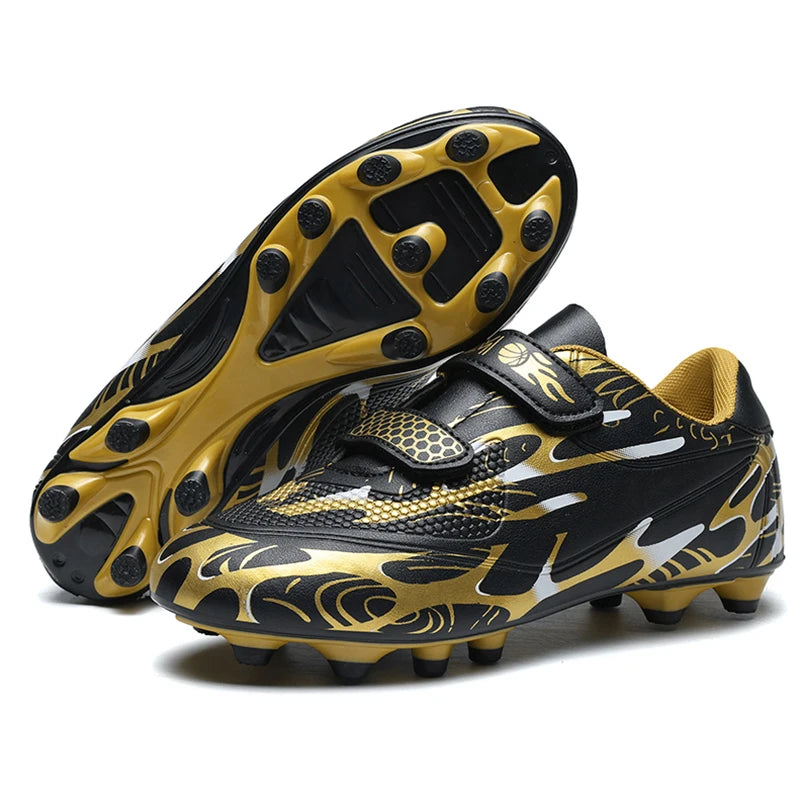 Kinder-Fußballschuhe für die Schule, professionelle Fußballstollen für Rasen, Trainings-Sportschuhe für Jungen, Outdoor- und Futsal-Fußballschuhe 28-38