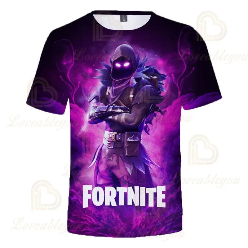 Sweatshirt 3D Fortnite Victory Battle Royale para criança, menino e menina, roupa infantil, tops e T-shirt de herói para adolescentes