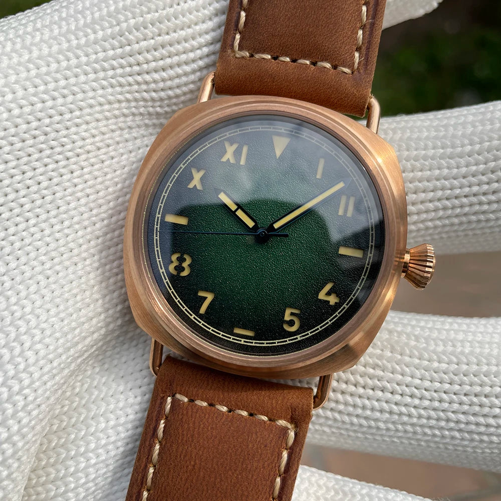 STEELFLIER Official SF760S Luxury Bronze Mechanical Watch NH35 Movement Sapphire Crystal Swiss Luminous 20Bar Waterproof Wristwatch