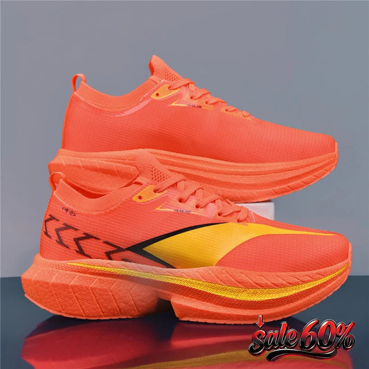 Men's Air Cushion Running Shoes Men Sneakers Carbon Board Marathon Jogging Shoes Outdoor Sport Shoes Teenis Male Casual Shoes