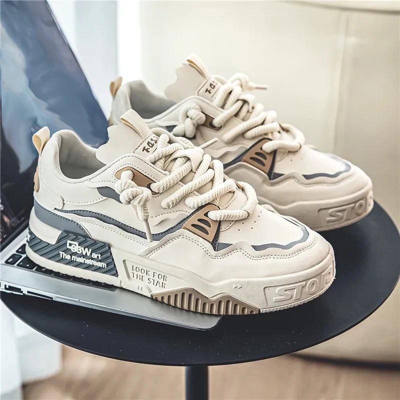 Men's Sports and Casual Shoes, Skateboarding Shoes, Men's Street Shoes, Fashionable Casual Shoes, Unisex Suitable for All Seasons
