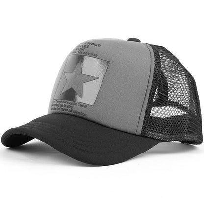 Fashion Summer Baseball Cap Snapback Mesh Trucker Hats Hip Hop Caps Cool Men Caps Female Outdoor Casual Sun Hat High Quality