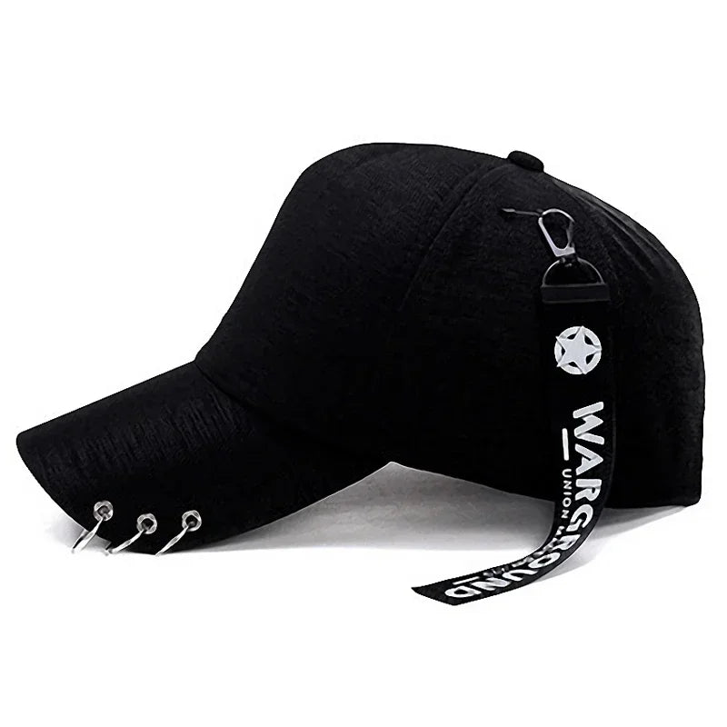 Personalisierte Baseballcap aus Metall mit klassischem Schirmdesign, leicht und atmungsaktiv! Vier Farben zur Auswahl