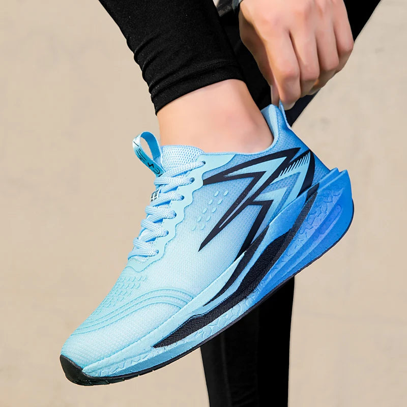 NEW Men Sports Running Shoes Off Marathon Breathable Light Comfortable Athletic Sneakers Jogging Basketball Tenis Air Cushion