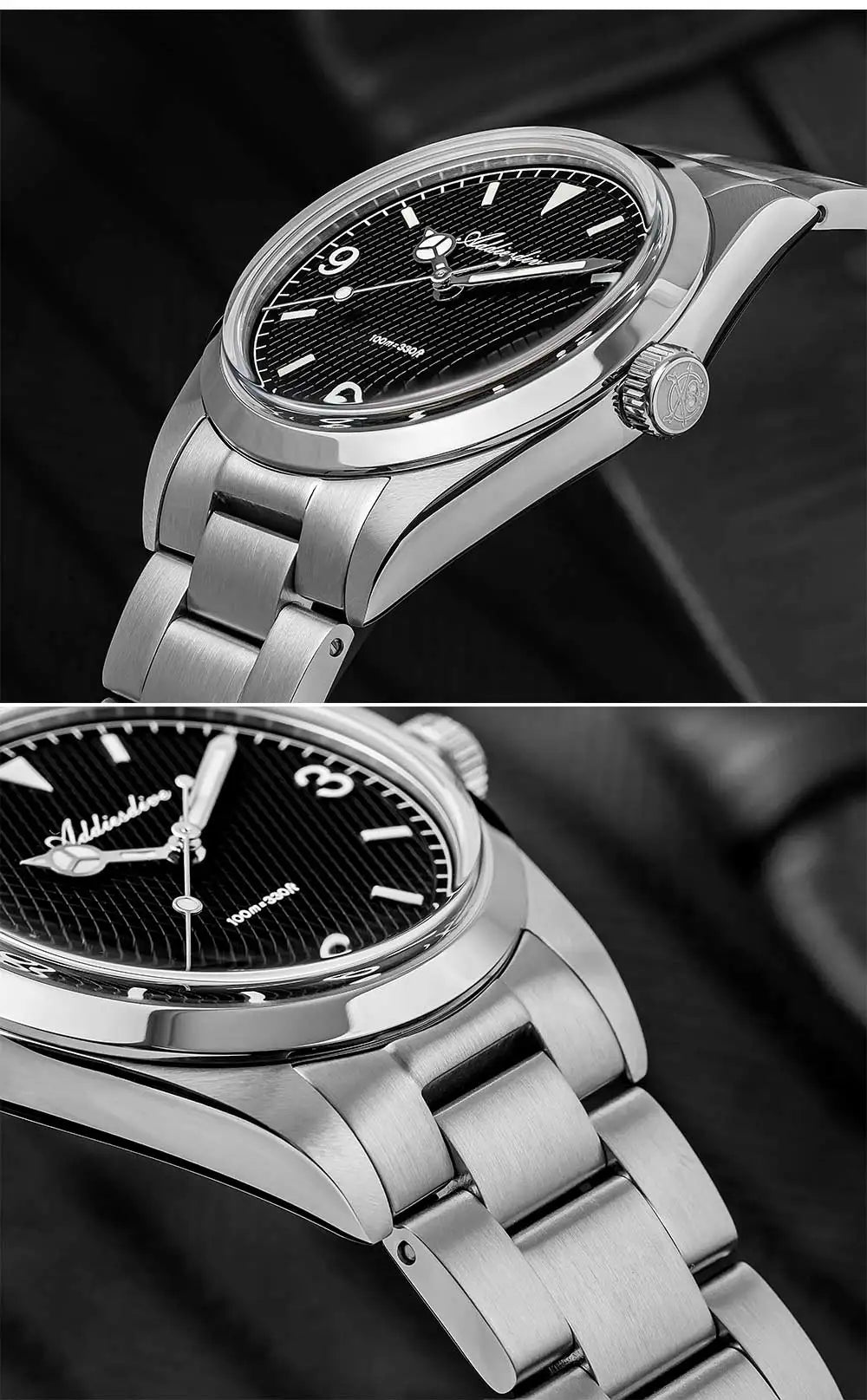 ADDIESDIVE 2025 NEW Watch For Men 316L Stainless Steel 10Bar Diving Luminous AD2096 Luxury Gift Quartz Wristwatch reloj hombre