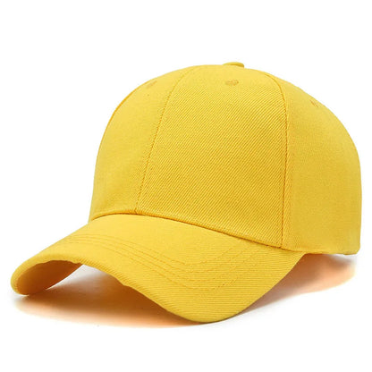 Unisex Cap Casual Plain Baseball Cap Adjustable Snapback Hats For Women Men Hip Hop Cap Street Dad Hat Simple Style Solid Color