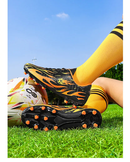 Professional Children's Football Shoes Outdoor Soccer Shoes Kids Futsal Sneakers Lightweight Non-slip Child Soccer Cleats Boys