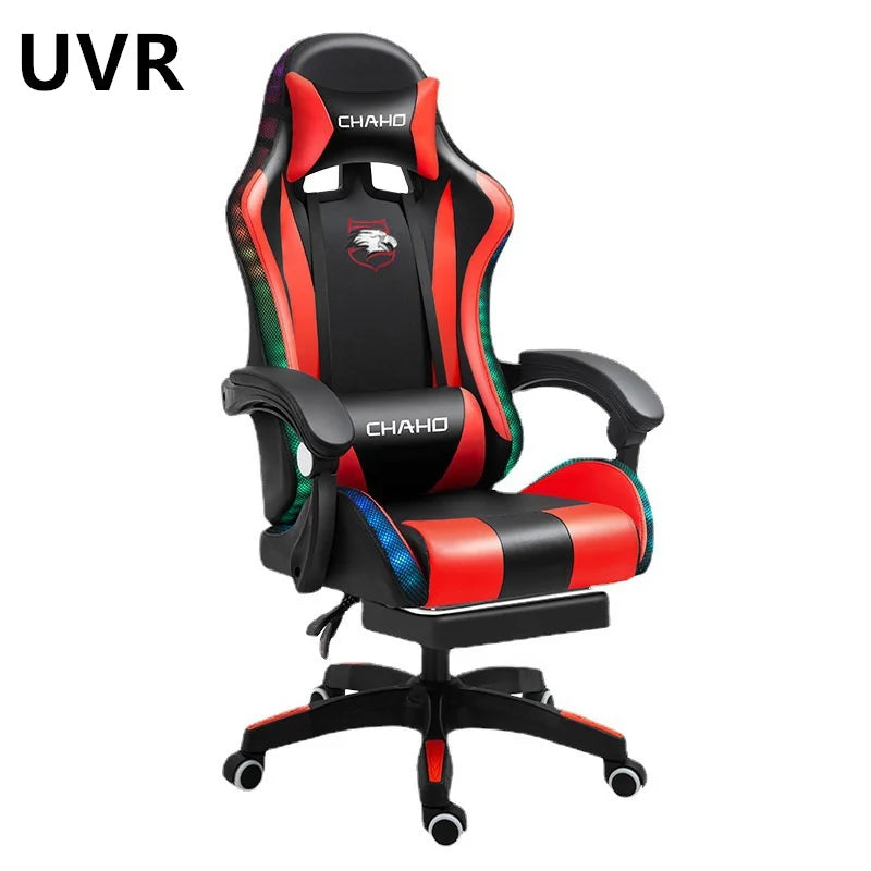 UVR Professional Gaming Computer Chair Home Office Chair Ergonomic Design Armchair with Footrest Competitive Chair Furniture