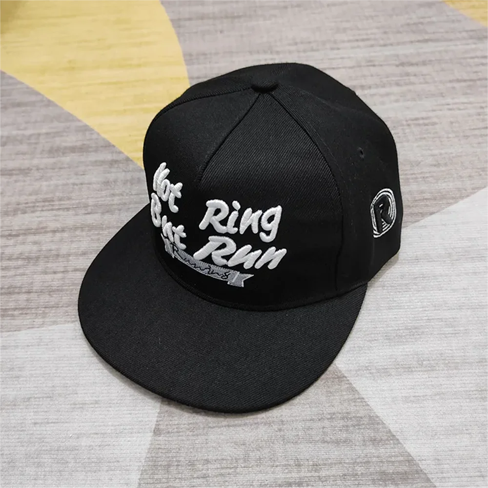Baseballcap mit flachem Schirm, Buchstabenstickerei für Herren, vielseitig kombinierbar, Damen-Sommer-Hip-Hop-Hut, Outdoor-Sonnenschutz, verstellbare Schirmmütze