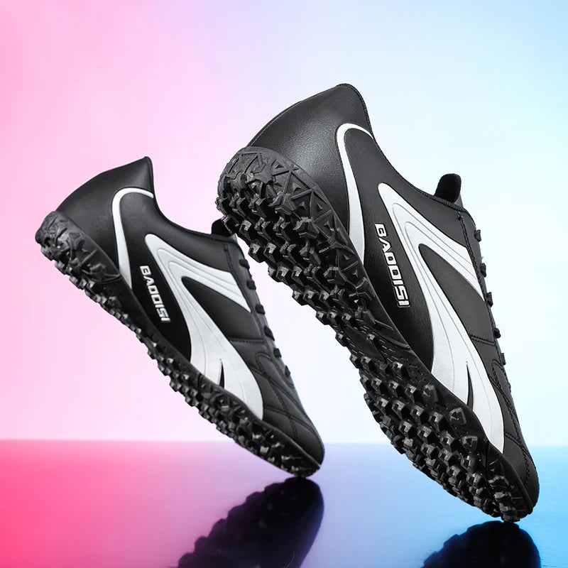 Fodboldsko til mænd, åndbare fodboldstøvler, futsal, ultralette professionelle træningssneakers, unisex græsknopper til kamp og sport