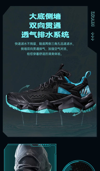 RAX Running Shoes Men&Women Outdoor Sport Shoes Breathable Lightweight Sneakers Air Mesh Upper Anti-slip Natural Rubber Outsole