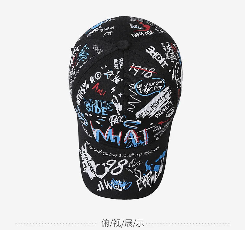 Mode Hip Hop Baseballkeps personlighet Trucker-kepsar Bomull Snapback-keps Utomhus solhattar sport fritidskeps