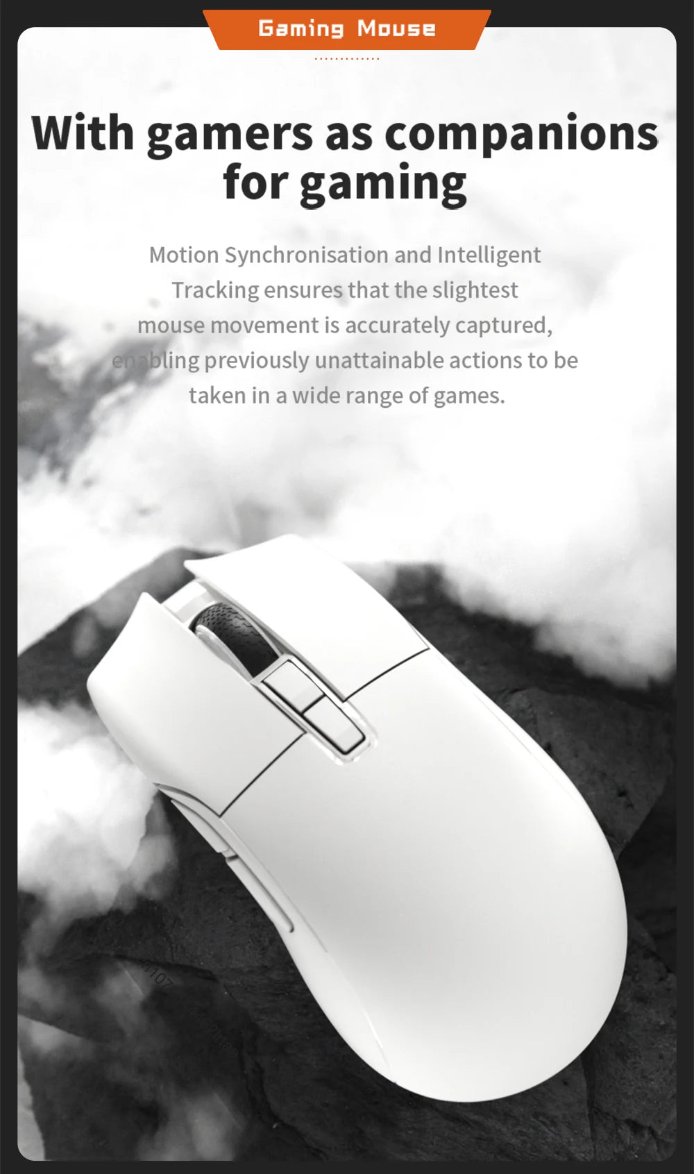 Motospeed Darmoshark N3 Pro Bluetooth kabellose Gaming-Maus Double 8K Tri-Mode wiederaufladbar PAW3395 64g ergonomische Gamer-Maus