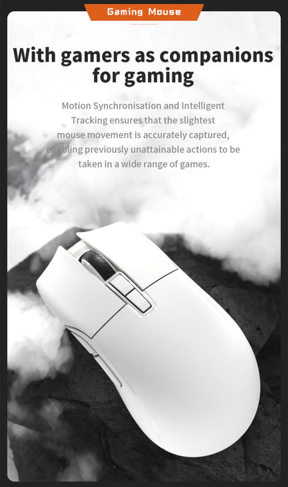 Motospeed Darmoshark N3 Pro Bluetooth kabellose Gaming-Maus Double 8K Tri-Mode wiederaufladbar PAW3395 64g ergonomische Gamer-Maus