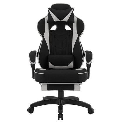 WOLTU Ergonomic Gamer Computer Chair Executive Office Chair Breathable Gaming Chair with Lumbar Cushion Headrest Footrest