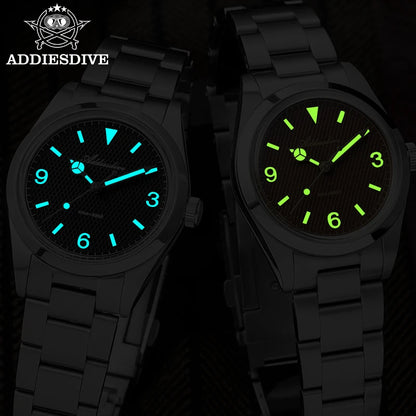 ADDIESDIVE 2025 NEW Watch For Men 316L Stainless Steel 10Bar Diving Luminous AD2096 Luxury Gift Quartz Wristwatch reloj hombre