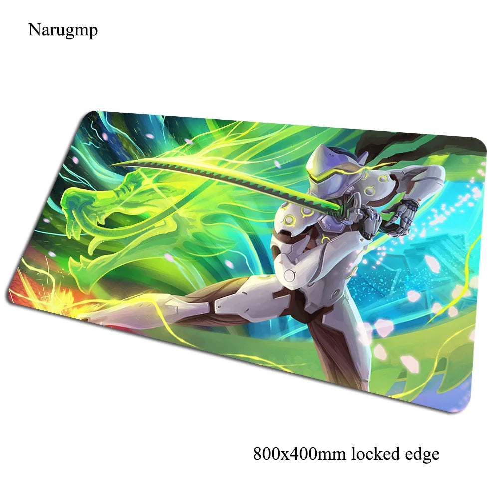 Overwatch Mauspad 80x40cm Gaming-Mauspad Halloween-Geschenk großes Mauspad Gamer-Computertischmatte Notebook-Mousemat PC