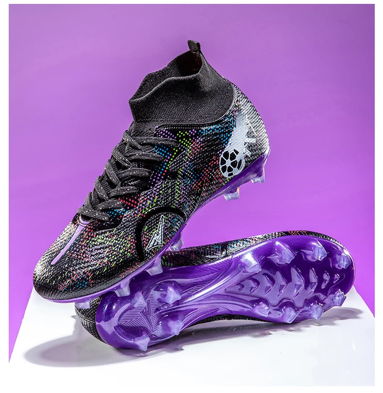 Scarpe da calcio professionali da uomo, scarpe da calcetto con tacchetti, sneakers da calcio ultraleggere per allenamento e sport all’aperto