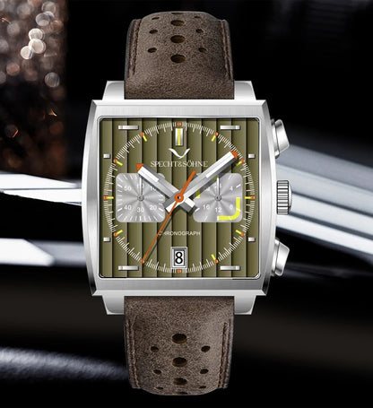 Specht & Söhne New Hot Watches Men Luxury Brand Male Japan VK64 Chronograph Trendy Sport Wristwatch Waterproof