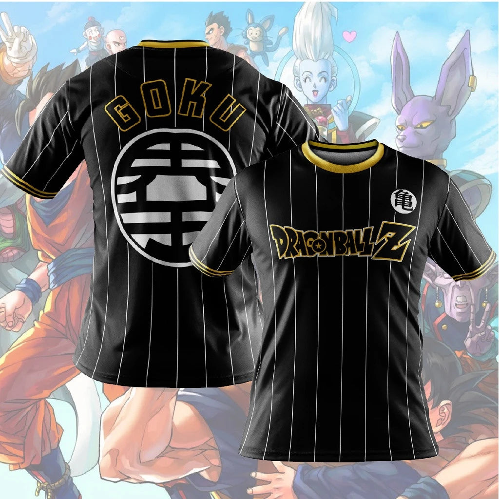 Cartoon Anime 7 Dragon Ball T-shirt for Children and Boys Cartoon T-shirt Short Sleeved Summer Men's Top Short Sleeved T-shirt