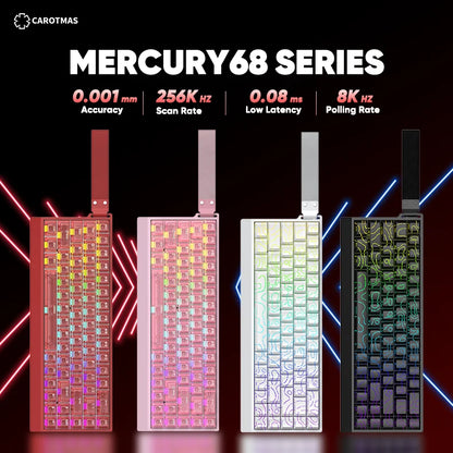 IROK Carotmas Mercury68 Mercury 68 Mercury68 Pro Mercury68 Max RT 0.001mm 8K Gamer Wired Gaming Magnetic Mechanical Keyboard