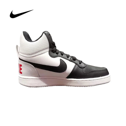 Ténis unissexo NIKE Court Borough Mid brancos de cano alto para treino e uso casual no outono/inverno (844906-100)