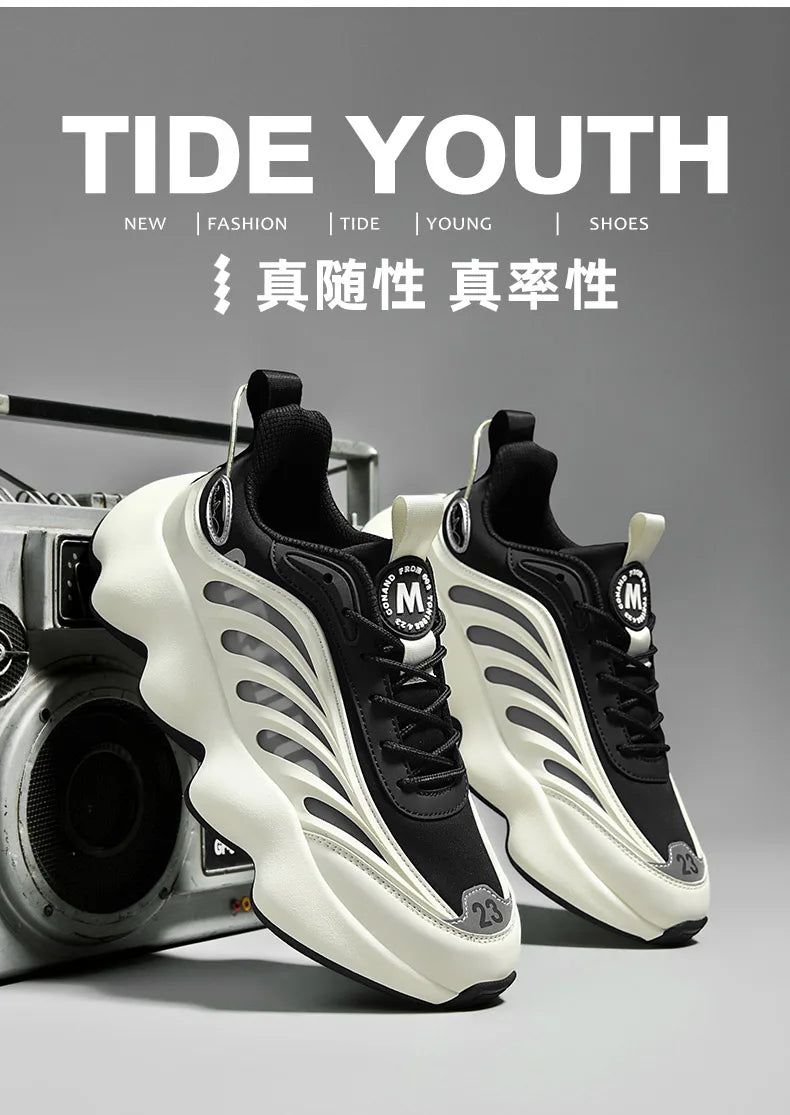Zapatillas para hombre, calzado casual masculino, tenis de lujo, zapatillas deportivas transpirables, mocasines de moda y calzado de running para hombre