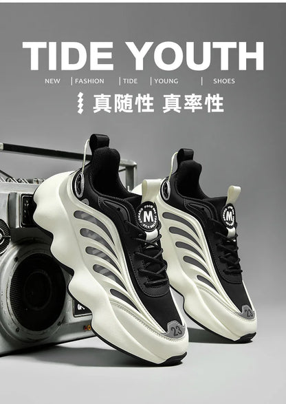Zapatillas para hombre, calzado casual masculino, tenis de lujo, zapatillas deportivas transpirables, mocasines de moda y calzado de running para hombre