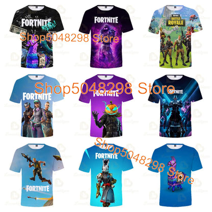 Sweatshirt 3D Fortnite Victory Battle Royale para criança, menino e menina, roupa infantil, tops e T-shirt de herói para adolescentes