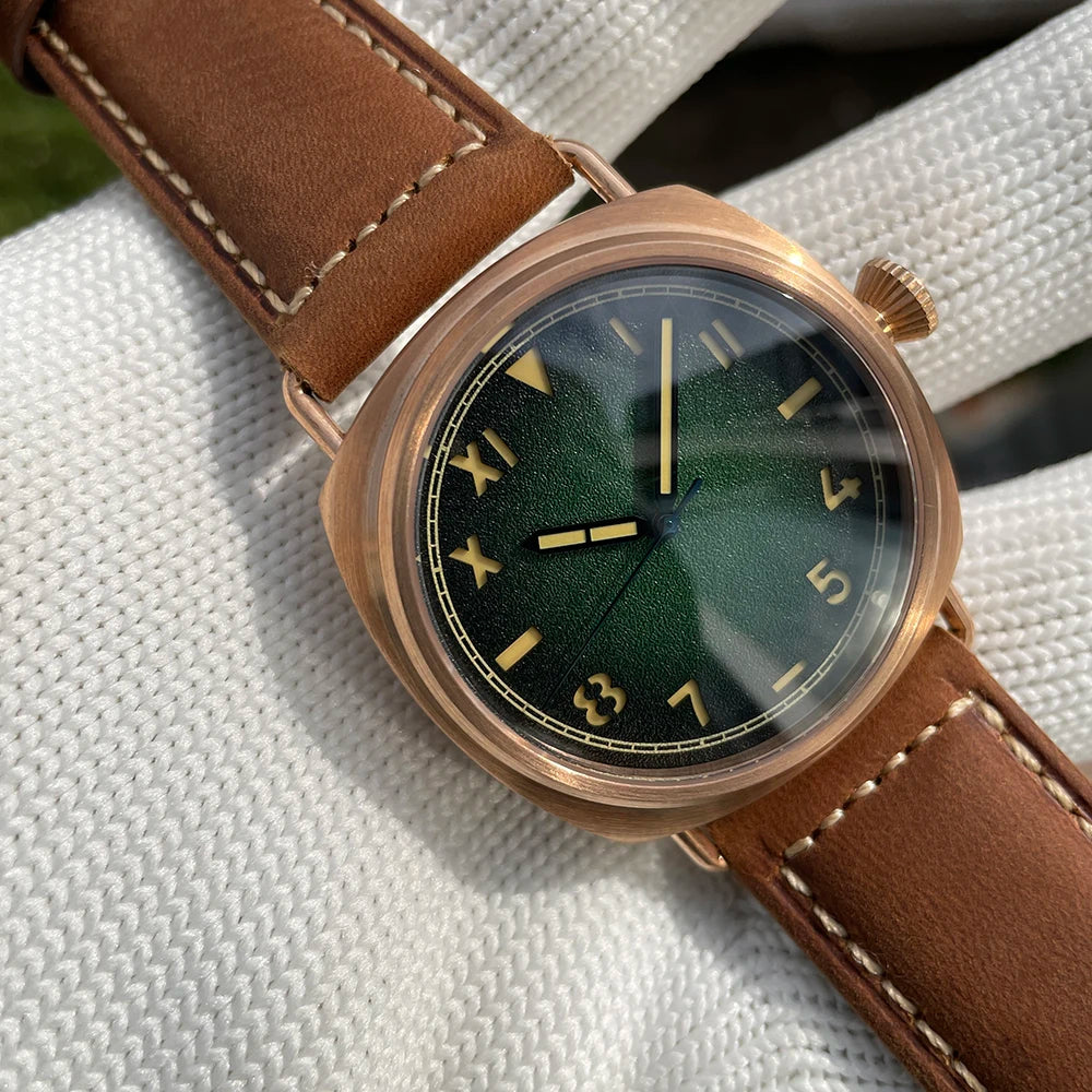 STEELFLIER Official SF760S Luxury Bronze Mechanical Watch NH35 Movement Sapphire Crystal Swiss Luminous 20Bar Waterproof Wristwatch