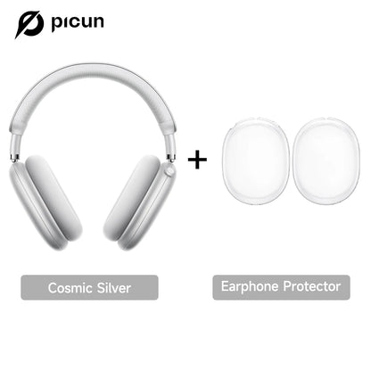 Cuffie wireless Picun F8 Pro ANC con head tracking, audio spaziale 3D, ANC -52dB, headset Bluetooth Hi-Fi, microfono HD ENC, app a bassa latenza