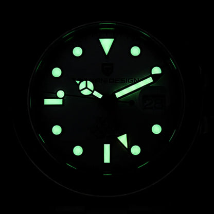 Relógio de mergulho masculino Pagani Design 2026 novo, 42mm, safira, mecânico automático GMT, impermeável 100m PD1682