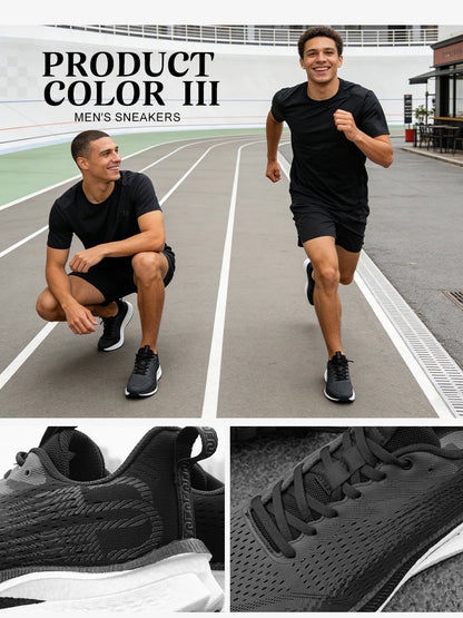 Baasploa Men Running Shoes Professional Training Women Carbon Plate Mesh Breathable Sneakers Male Lightweight Unisex Sport Shoes
