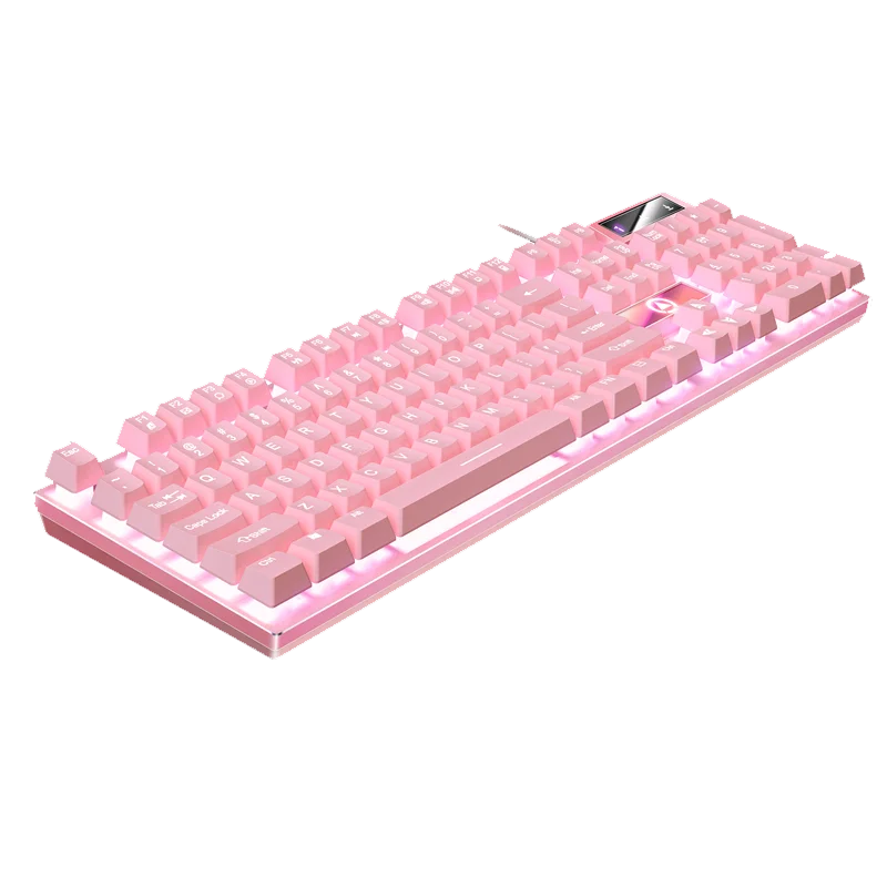 Wired USB Gaming Keyboard with Backlight, 104 Key Gamer Keyboard for Computer/Laptop/PC, Ergonomic Design, Office Gaming Accessory