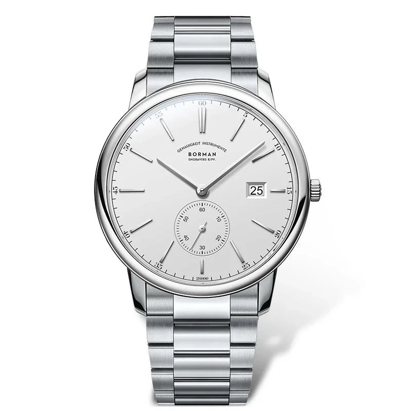 BORMAN BM3817 TOP Watch New 42 Luxury Men's Automatic Mechanical Watches Sapphire Ultra-thin 50M Waterproof Sub Dial Clocks