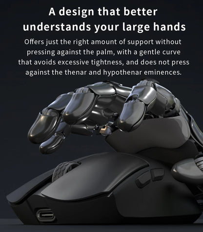 Motospeed Darmoshark M3 V2 Double 8K Gaming Mouse Bluetooth Wireless 26K DPI PAW3395 Sensor Macro Game Mouse For Laptop PC