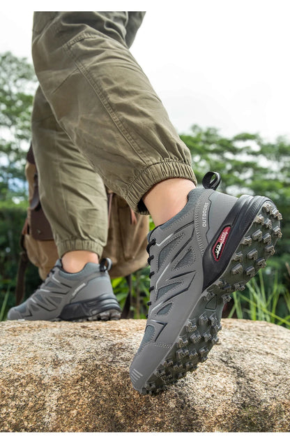 Men Waterproof Hiking Shoes Non-Slip Hunting Boots Outdoor Tactical Training Sports Shoes Men Walking Hiking Travel Shoes
