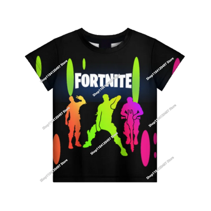 Sweatshirt com Capuz Infantil 3D 2025, Nova Série Anime Fortnite Estampada, Pullover de Marca Trendy, Presente