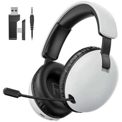 Acinaci BL500 kabelloses Gaming-Headset 2.4G Bluetooth 5.3 & kabelgebunden – Noise-Cancelling-Mikrofon, 30H Akku, 50mm-Treiber für PC, PS5, PS4