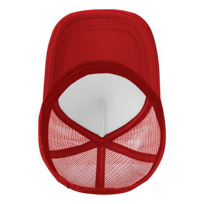 PSOE Logo Pedro Sanchez Mesh Trucker Hat Trendy  Summer Breathable Mesh-back Baseball Cap Adjustbale For Casual Wear