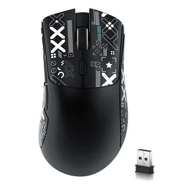 Attack Shark R1 Lekka bezprzewodowa mysz gamingowa Bluetooth 2.4G PAW3311 18000DPI ergonomiczna mysz z makrami
