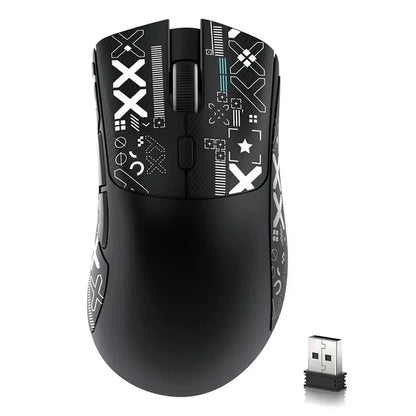 Attack Shark R1 Lekka bezprzewodowa mysz gamingowa Bluetooth 2.4G PAW3311 18000DPI ergonomiczna mysz z makrami