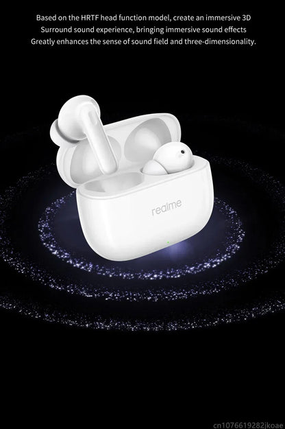 realme Buds T310 Earealme Buds T310 Wireless Earbuds Bluetooth 5.4 – 46dB Active Noise Cancelling HiFi Earphones with Deep Bass & Long Battery Liferphones 46dB Active Noise Cancelling HiFi Wireless Headphones Bluetooth 5.4 Game Music Headset Long Standby