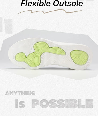 Li-Ning férfi SOFT GO 2 KNIT belebújós, casual gyaloglócipő, párnázott, kényelmes és stabil LiNing hálós jogging és mindennapi sport sneakers AGLV017