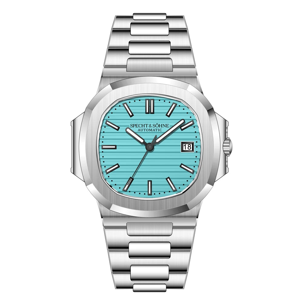 Specht & Sohne New Men's Watch Luxury Blue Sapphire Glass Japan Miyota 8215 Automatic Mechanical Stainless Steel Relogio Masculino