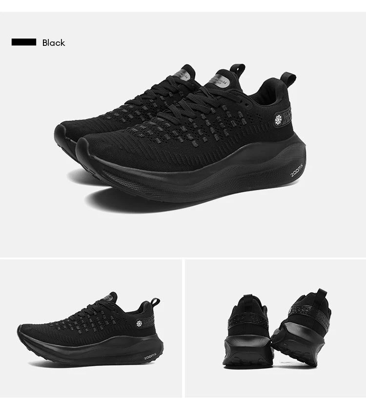 Men's Cushioned Running Shoes EVA Midsole for Shock Absorption Lightweight & Breathable Mesh Sports Sneakers for Gym and Walking